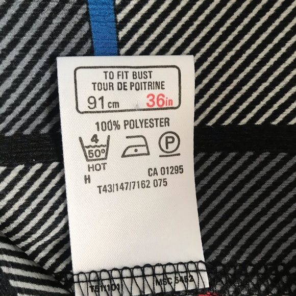 St.Michael Chic Plaid Pattern Black Collared Button Down Shirt with Belt 90’s - Picture 11 of 16